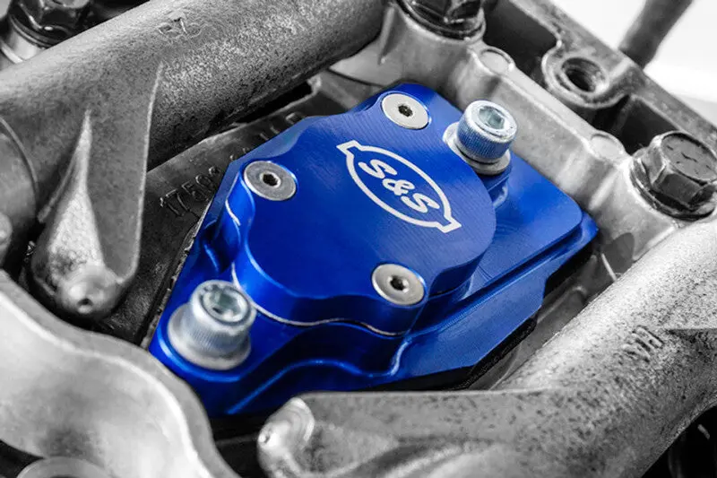 S&S Cycle 99-17 Twin Cam Models Billet Head Breather Kit 1