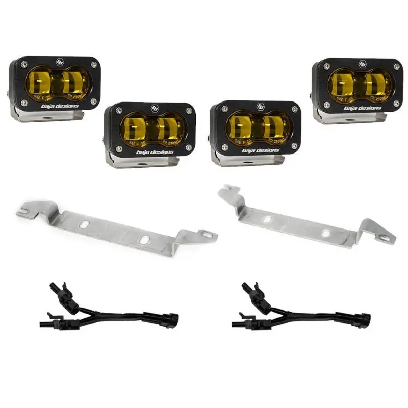 Baja Design 2024+ Toyota S2 Sae Oem Fog Light Replacement Kit - Amber 1