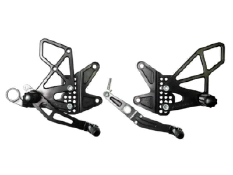Vortex Racing 06-16 Yamaha Yzf-R6 Rear Set- Black 1