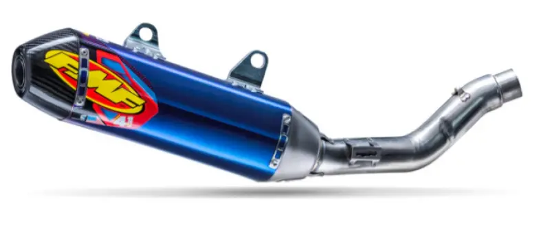 Fmf Racing 25+ Kawasaki Kx250f Anodized Titanium Factory 4.1 Rct Slip-On Muffler W/ R. Carbon Cap 1