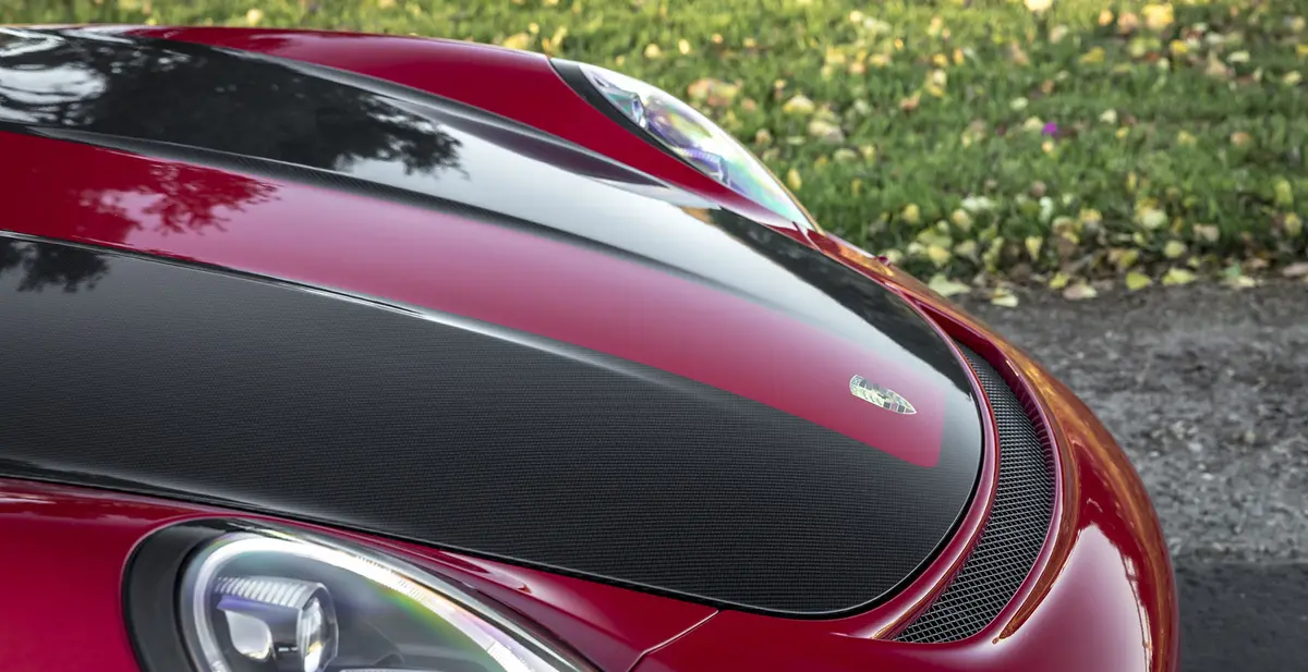 Vorsteiner V-Rs Aero Hood Carbon Fiber Pp 2X2 Satin For Porsche 991 Gt3-Rs 1