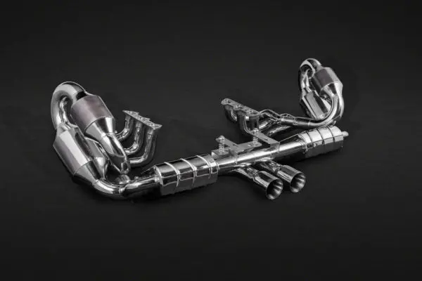 Capristo Porsche 991.1 Gt3/3Rs - Racing Valved Exhaust With Headers, 200 Cell Sports Cat, And Carbon Engine Cover (Ces3) 1
