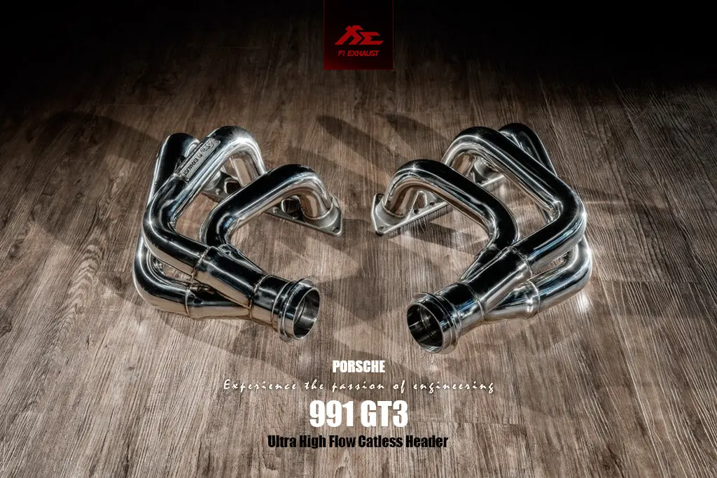 Fi Exhaust Porsche 991/991.2 Gt3/Gt3 Rs Catless Header 1
