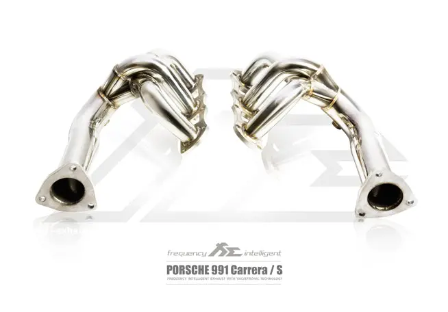 Fi Exhaust Porsche 991 Carrera/S Ultra High Flow Catless Header 1
