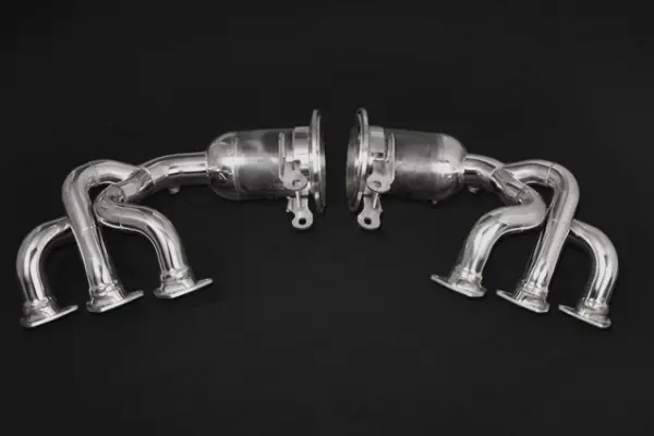 Capristo Porsche 992 Gt3 - 250 Cell Headers (Cat/Opf Replacement) For Oe Muffler 1