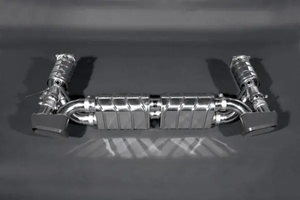 Capristo Porsche 997.1 Turbo/S/Gt2/2Rs - Valved Exhaust With Cat Delete Test Pipes (Ces3) - Dual 1
