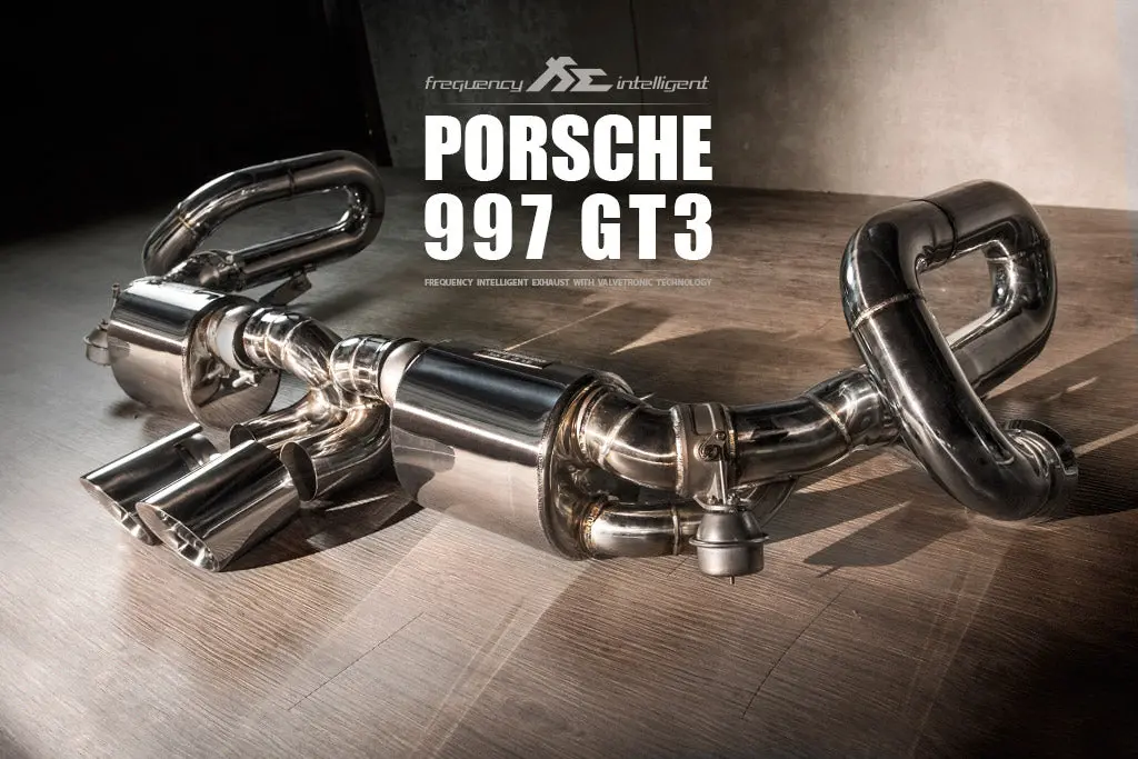 Fi Exhaust Porsche 997 Gt3 Valvetronic Mufflers + Dual Tips 1