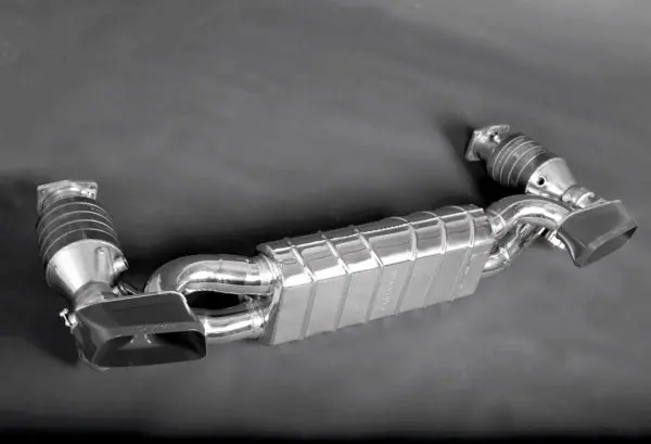 Capristo Porsche 997.2 Turbo/S - Valved Exhaust With 250 Cell Sports Cats (Ces3) - Dual 1