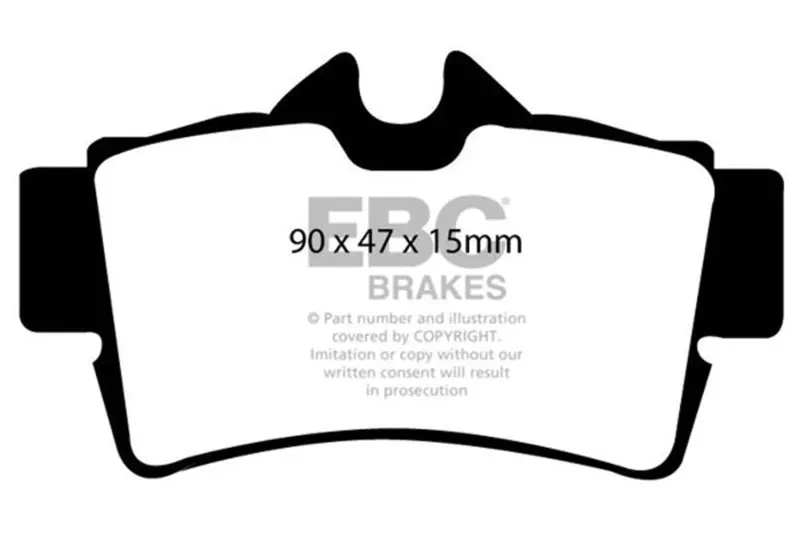 Ebc 94-98 Ford Mustang 3.8 Bluestuff Rear Brake Pads 1