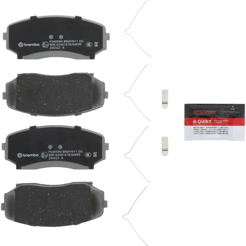 Brembo 19-20 Ford Edge/ Mazda Cx-9/ Lincoln Mkx/ Mazda Cx-7/ Mazda Cx-5 Front Nao Brake Pad 1