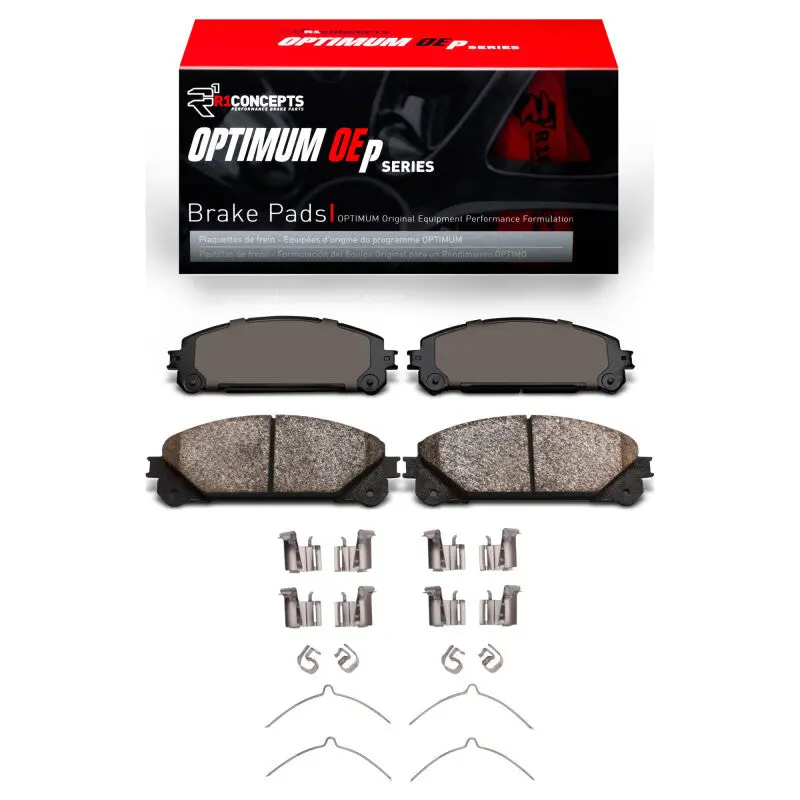 R1 2008-2026 Lexus Tx500h Front R1 Optimum Oe Pads & Hardware Kit 1