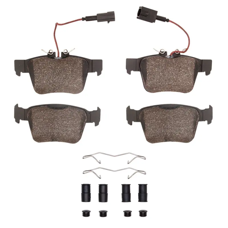 R1 2017-2025 Alfa Romeo Stelvio Rear R1 Ceramic Pads & Hardware Kit 1
