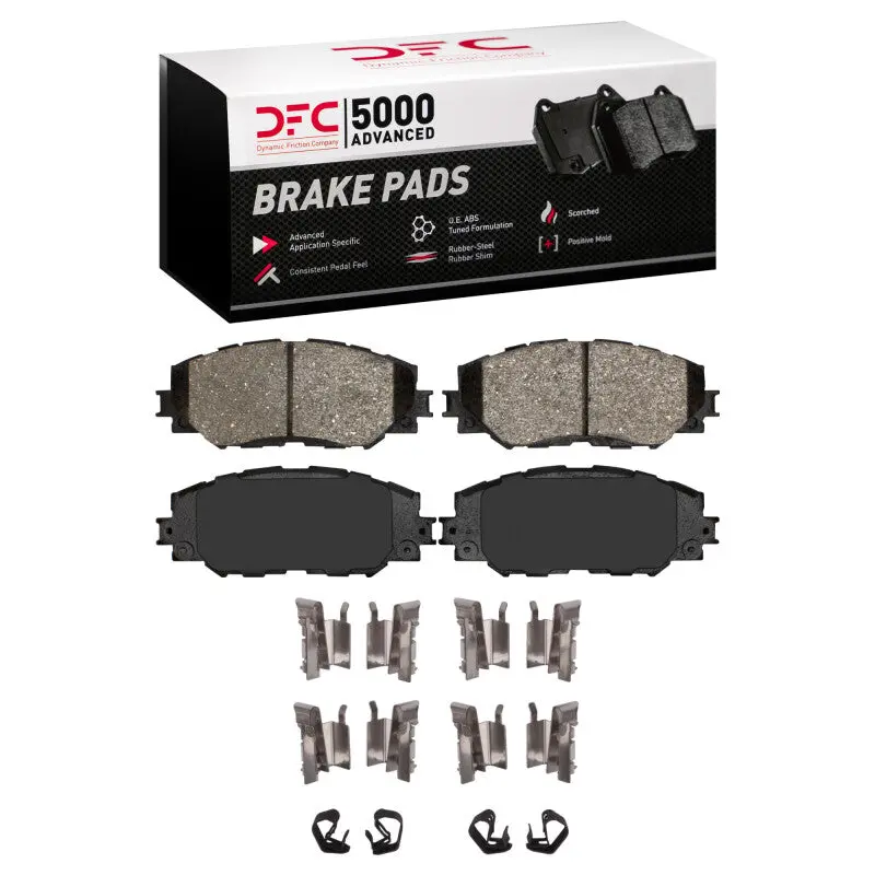 Dfc 09-19 Toyota Corolla Front 4000 Hybridynamic Brake Pads And Hardware Kit 1