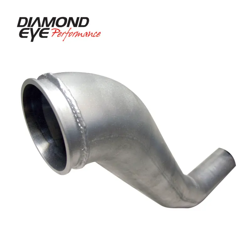 Diamond Eye Downpipe 4In Tb Single Hx40 Turbo-Direct Flange Al Dodge 5.9L 2500/3500 94-02 1