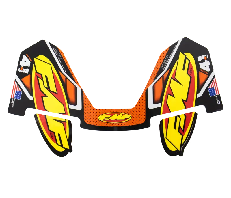 Fmf Racing 4.1 Colorways 2020 Logo Kit - Orange 1