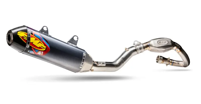 Fmf Racing 25+ Kawasaki Kx250f Ss Alum. Factory 4.1 Rct W/R. Carbon Cap W/Megabomb Header (Complete) 1