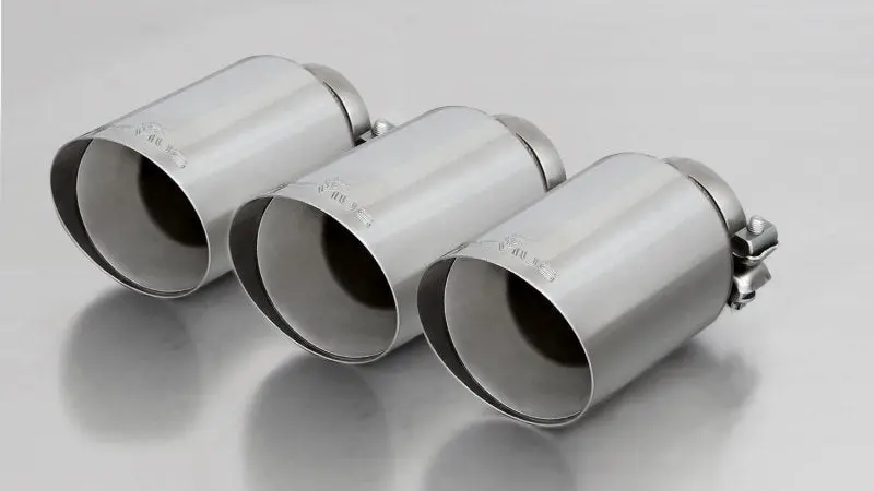 Remus 2018 Honda Civic Type-R Fk8 2.0T 102Mm Straight Chrome Tail Pipe Set (Triple Tip) 1
