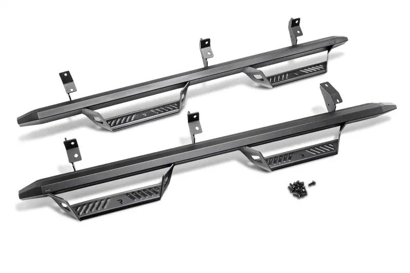 N-Fab 2022 Toyota Tundra Crew Max Cab All Beds Srw Predator Pro Steps Textured Black W/O Bed Access 1