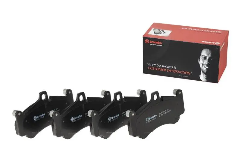 Brembo 13-19 Mercedes-Benz Sl63 Amg/13-18 Sl65 Amg Rear Premium Nao Ceramic Oe Equivalent Pad 1