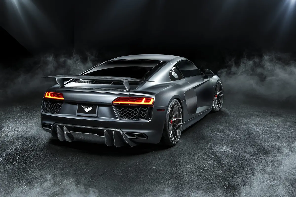 Vorsteiner Audi R8 Vrs Aero Wing Carbon Fiber Pp 2X2 Glossy(V10+ Only) 1