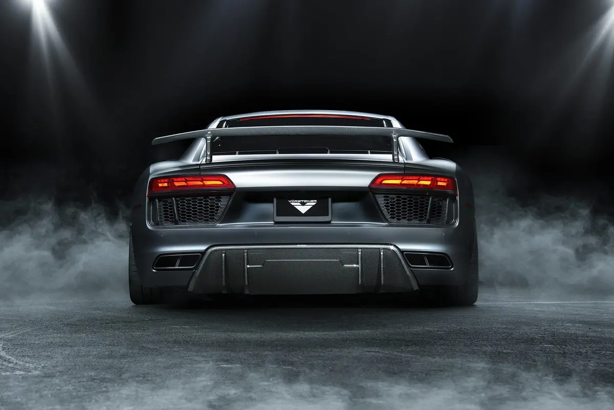 Vorsteiner Audi R8 Vrs Aero Rear Diffuser Carbon Fiber Pp 2X2 Glossy 1