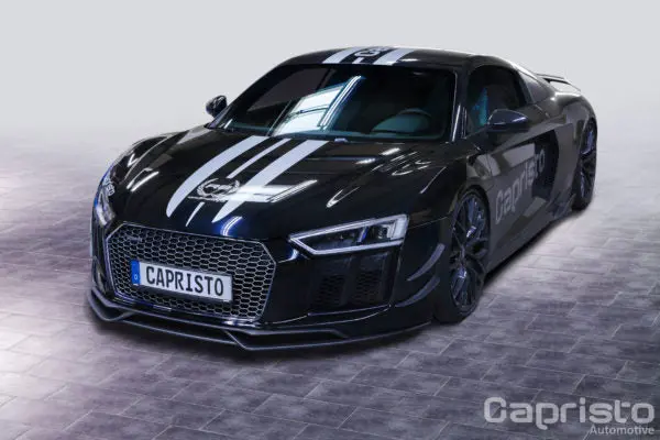 Capristo Audi R8 V10 Plus (2015 ) - Carbon Front Spoiler (Matte) 1