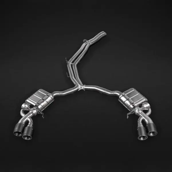 Capristo Audi Rs4 (B9) / Rs5 Sportback - Ece Valved Exhaust With Mid-Pipes And Carbon Tips (Ces3) 3