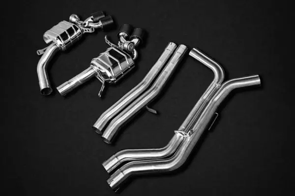 Capristo Audi Rs6/7 (C8) - Valved Exhaust With Bevelled Carbon Fiber Tips (Ces3) 1