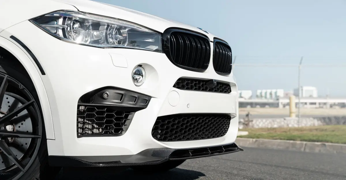 Vorsteiner Vrs Aero Front Splitter Carbon Fiber Pp 2X2 Glossy For Bmw F85/F86 X5m/X6m 1