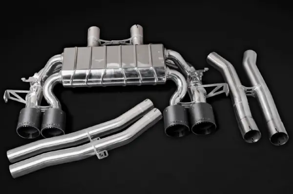 Capristo Bmw M3/M4 (G80/G82) - Valved Exhaust, Midsilencer Delete, 200 Cell Opf/Gpf Replacement, & Carbon Tips (Oe Actuators) 1