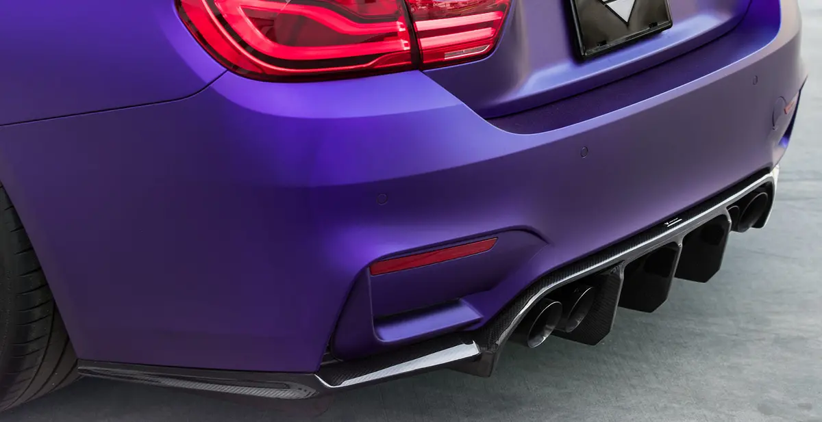 Vorsteiner Vrs Gts-V Aero Rear Diffuser Carbon Fiber Pp 1X1 Glossy For Bmw F8x M3/M4 1