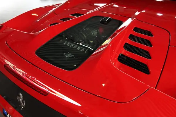 Capristo Ferrari 458 Spider - Carbon And Glass Bonnet (Raw) 1