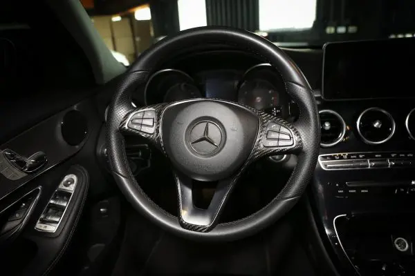 Armaspeed Mercedes-Benz W205 Dry Carbon Steering Wheel Cover 1