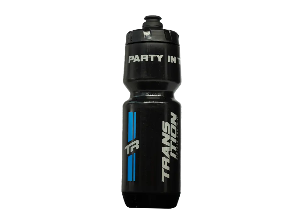 Transition Stack Water Bottle 26 Oz Black & Tr Blue 1