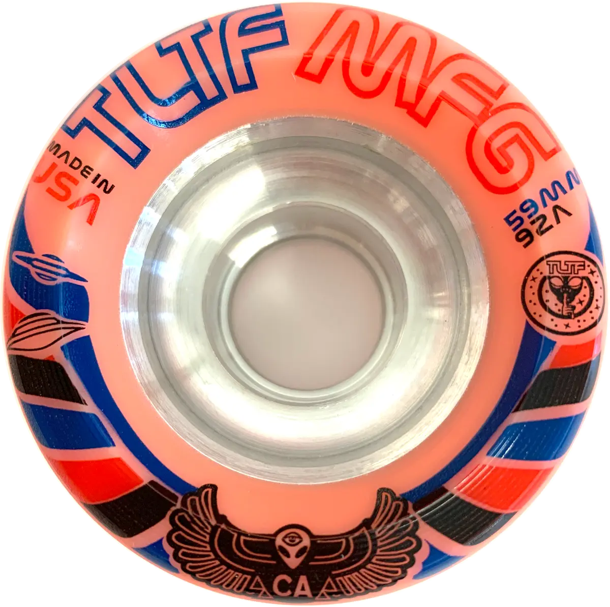 7.0 Quad Derby Ca Flyer 59Mm Wheel With Aluminum Core 1