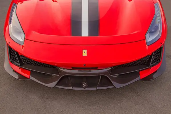 Capristo Ferrari 488 Pista - Carbon Fiber Front Spoiler (Without Side Wings) 1