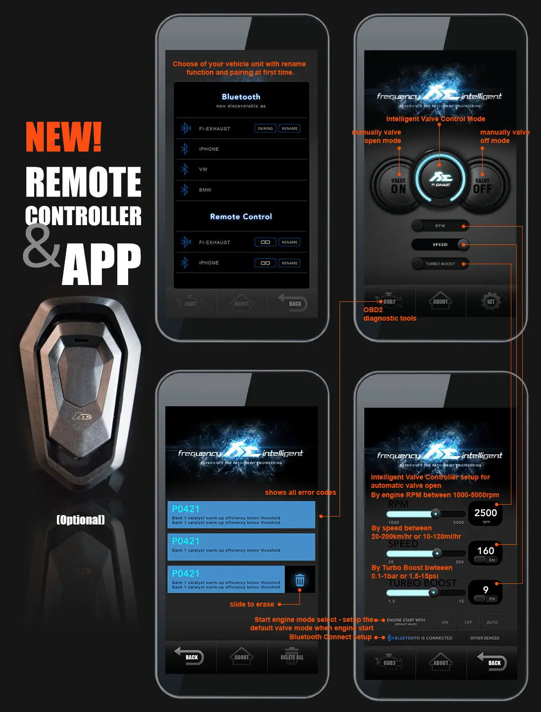 Fi Exhaust - App Remote - R2017obd + Obd-Cab-Bne 1