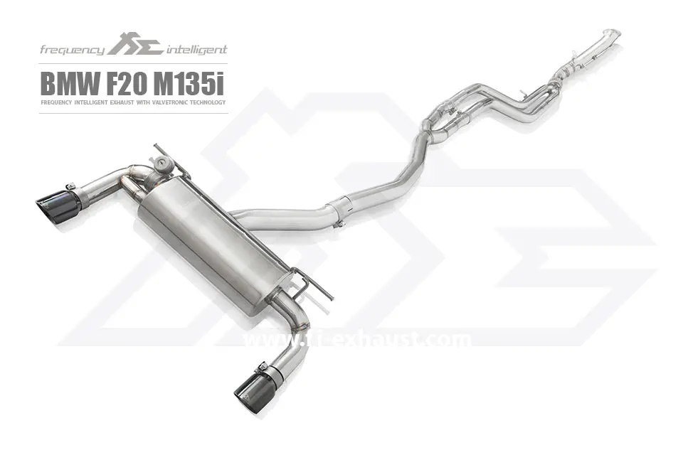 Fi Exhaust Bmw F20 135I Front Pipe + Mid Pipe + Valvetronic Mufflers + Dual Tips 1