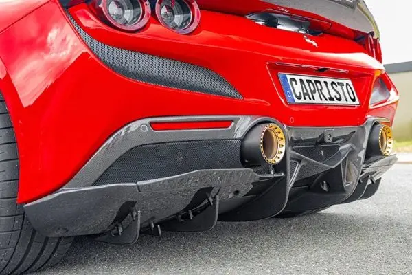 Capristo Ferrari F8 - Carbon Fiber Rear Diffuser 1
