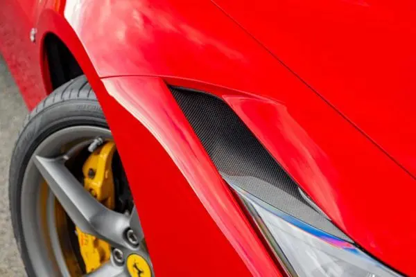 Capristo Ferrari F8 - Carbon Fiber Headlight Air Vents 1