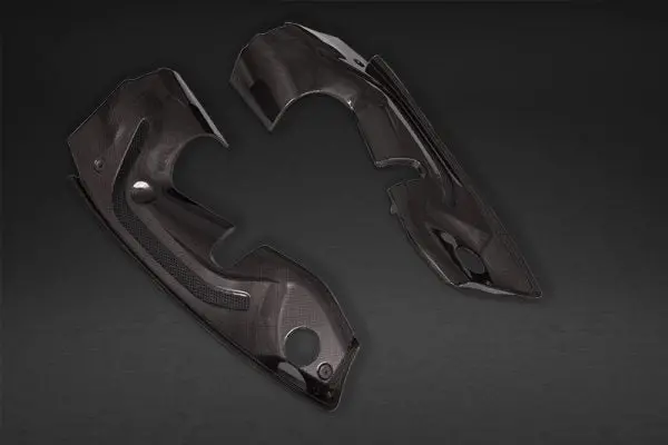 Capristo Ferrari F8 Spider - Carbon Engine Compartment Side Covers 1
