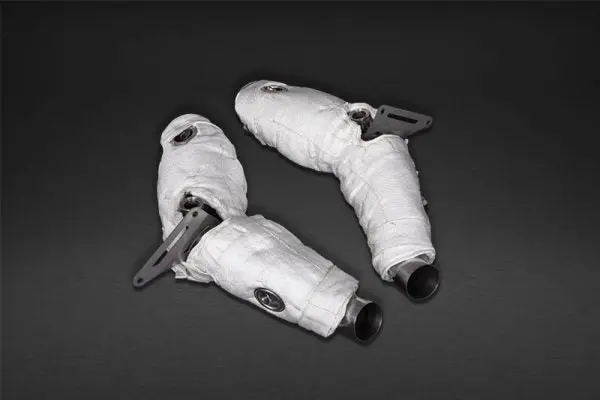 Capristo Ferrari Sf90 - Catless Downpipes (With Heat Blankets) 1