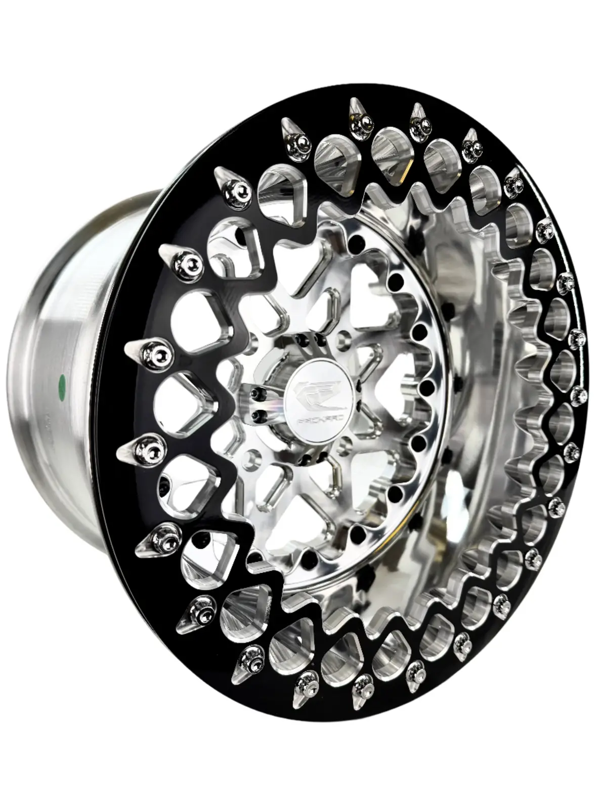 V2- Ff Forged Polished Beadlock - Silver 1