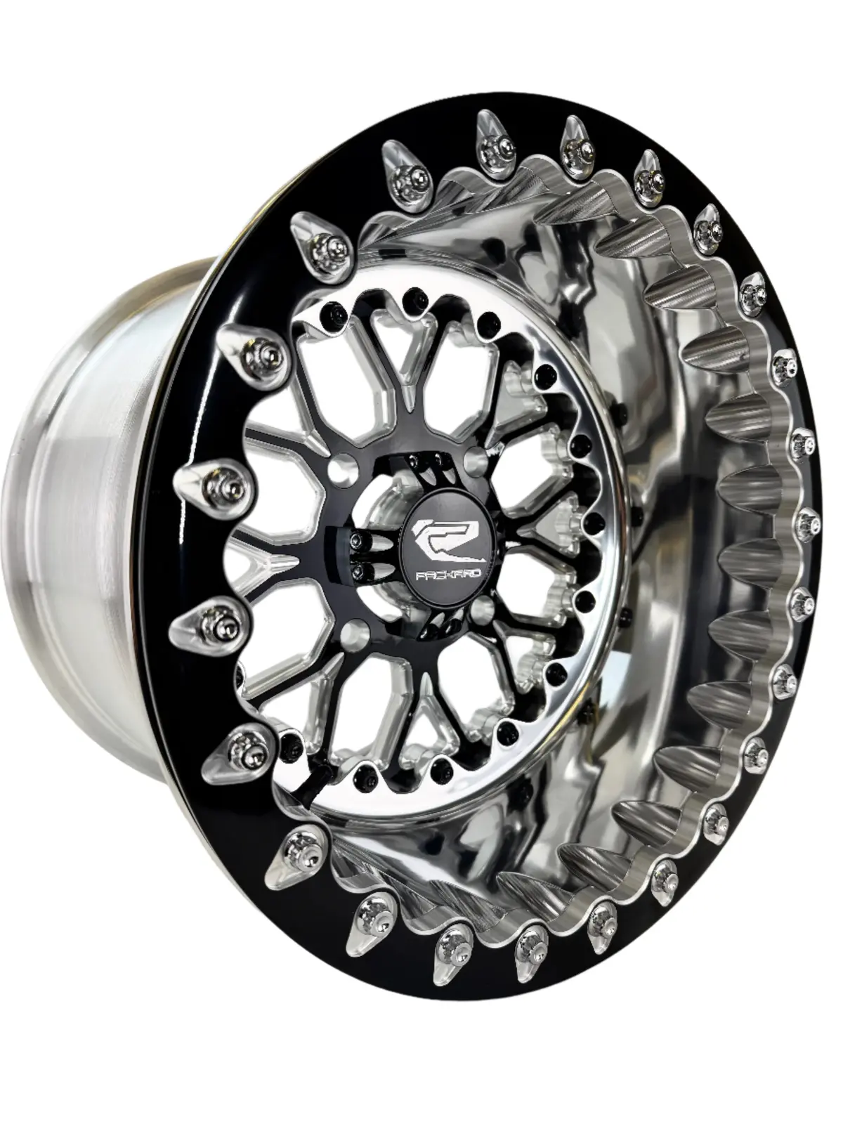 Wishbone - Ff Forged Polished Beadlock - Gloss Black 1