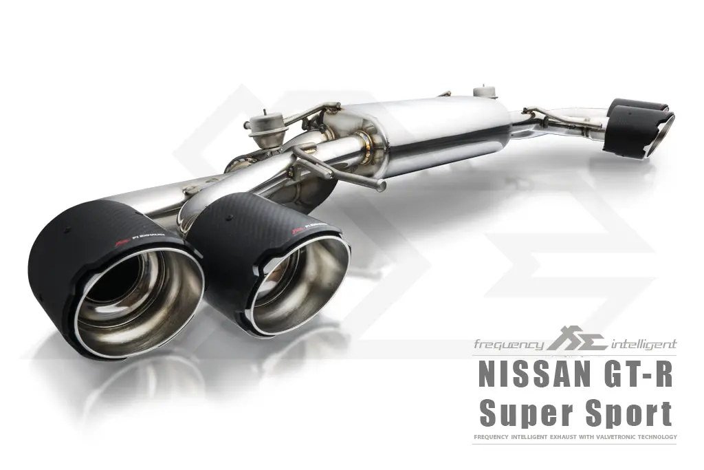 Fi Exhaust Nissan Gtr R35 (Super Sport Version) Front Y Pipe + Mid Pipe + Valvetronic Mufflers + Quad Tips 3