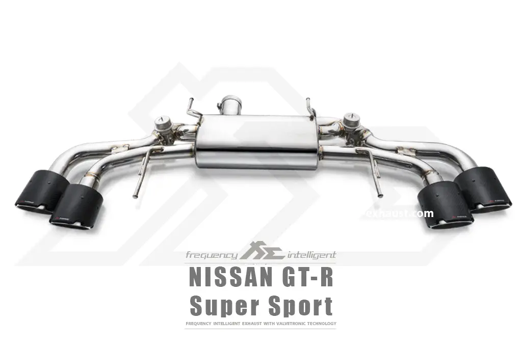 Fi Exhaust Nissan Gtr R35 (Super Sport Version) Front Y Pipe + Mid Pipe + Valvetronic Mufflers + Quad Tips 4