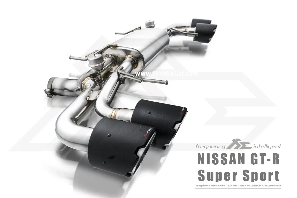Fi Exhaust Nissan Gtr R35 (Super Sport Version) Front Y Pipe + Mid Pipe + Valvetronic Mufflers + Quad Tips 5