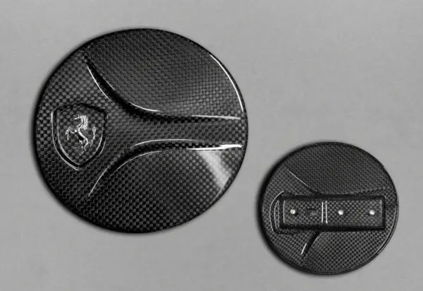 Capristo Ferrari 488 - Carbon Gas Cap (Matte) 1