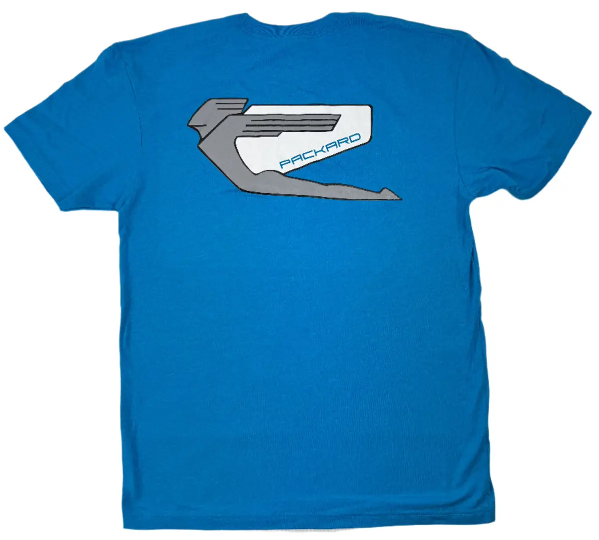 "Packard Goddess Of Speed" Blue T-Shirt 2