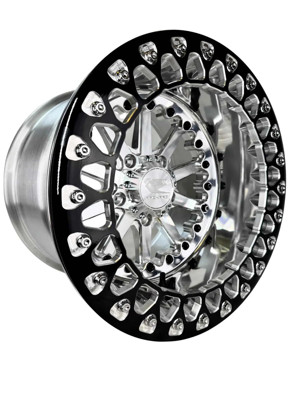Element - Ff Forged Polished Beadlock - Silver Rzr Pro R 5X4.5 1